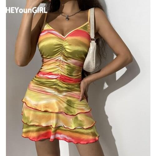 Короткие летние платья Heyoungirl China At AliExpress