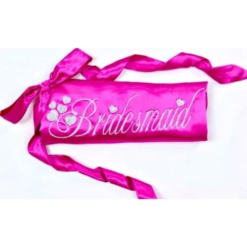 Customize silver Wedding bride Robe, bridesmaid satin silk pajamas robes, Bachelorette Lingerie kimonos gowns bathing robes