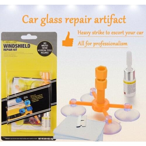 Car Windshield Repair Tool DIY And Quick Repair Kit For Broken Car Window Glass Resin Sealant Liquid Glass Polishing