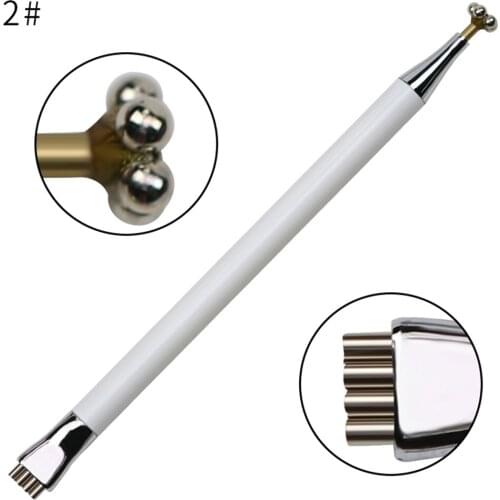 Nail Art Flower Magnet Pen Double Head Flower Design Nail Magnet Stick Nail Art Design for Cat Eye Gel Polish