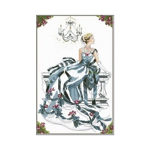 25-MD-94 m SANTA.-14CT Counted Cross Stitch 11CT 14CT 18CT DIY Cross Stitch Kits Embroidery Needlework Sets