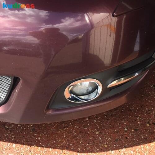 Front Foglight Lamp Cover Trims For Nissan Teana 2008 2009 2010 ABS Chrome Head Fog Light Frame Car Styling Accessories 2pcs