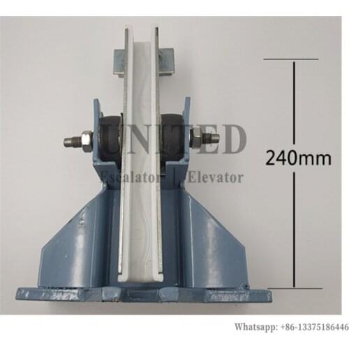Elevator Guide Shoe Lining B22 220 High-Speed Sliding Guide Shoe 240mm*10mm 240mm*16mm 2 Holes 4 Holes