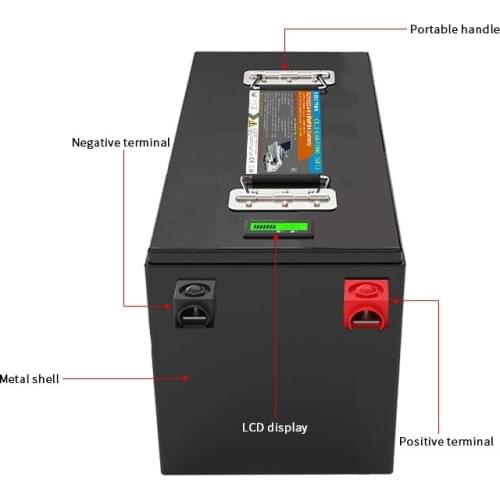 Rechargeable 60V 50Ah lithium iron phosphate LiFePO4 battery for Telecom solar energy storage