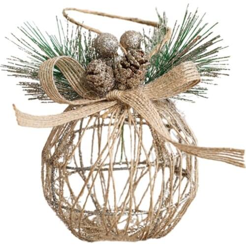 Hanging Decoration Hollow Ball Ornaments Xmas Tree Decorations For Gifts Christmas Balls Festive Party Supplies