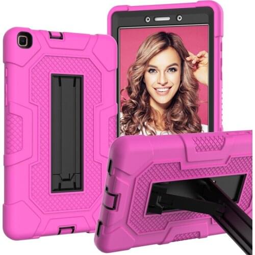 Armor Shockproof Heavy Duty Silicone Case For Samsung Galaxy Tab A 8.0 2019 T295 T290 Kids Tablet Case + FilmPen
