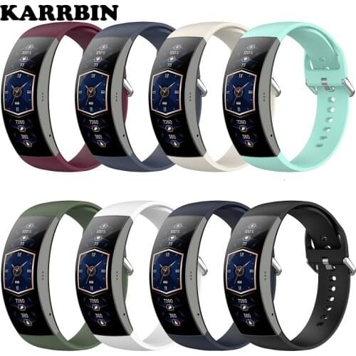 KARRBIN Silicone Watchband for Xiaomi Huami Amazfit X Smart Watch Band Fashion Bracelet Replacement Wristbands Pure Color Strap
