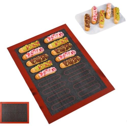 Heat Resistant Silicone Mat For Oven Baking Mat For Cookie /Bread/ /Biscuit/Puff/Eclair Perforated Silicone Non-stick Mat Tools