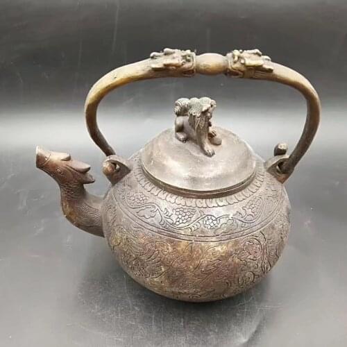 Home Furnishing decoration craft ornaments kettle antique copper