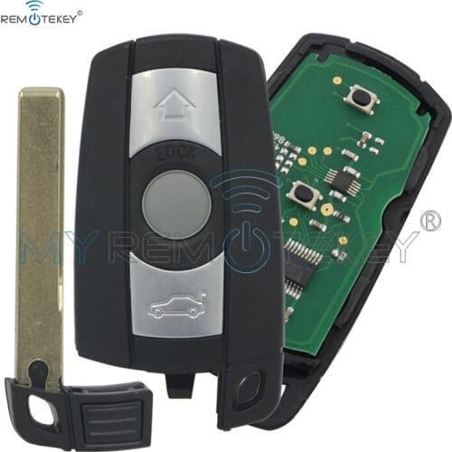 Remtekey car key 3 button KR55WK49127 315LP Smart Key Fob for BMW 1 3 5 6 series X1 X5 X6 Z4 2006 2007 2008 2009 2010 2011