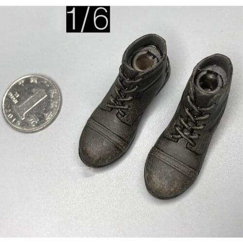 In Stock For Sale 1/6th Model The Walking Dead Mor Dick Shoes With Connector Can Be Suit Mostly 12 inch Doll Action Figures