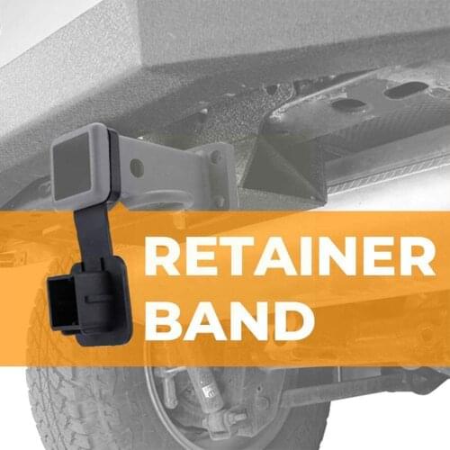 Trailer Receiver Hitch Cover Plug Protector Trailer Tube Receiver Tow 2" Opening Receiver Hitch Plug Cap Dust Protective Co H7D2