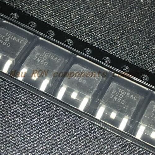 10PCS/LOT FCD7N60 7N60 TO-252 MOS transistor LCD power SMD