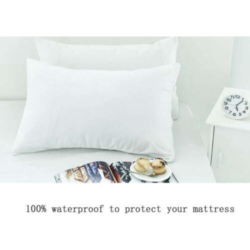 2 pcs/lot Terry Waterproof Pillow Protector Dust Mite Bacteria Allergy Control Bed Bug Proof Pillowcase Home Hotel Pillow Case