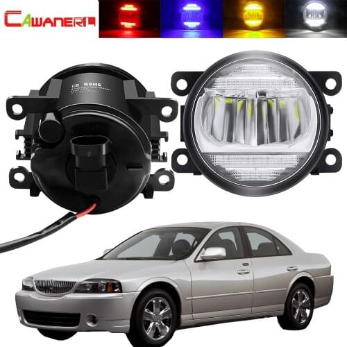 2in1 Fog Light + Daytime Running Lamp 30W 8000LM Car Front Bumper Fog Light Assembly DRL H11 12V For Lincoln LS 2005 2006