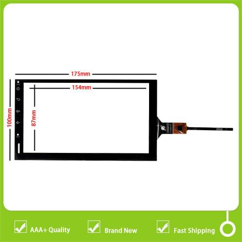 7 inch Touch Screen Panel Digitizer Glass Sensor Replacement For AHR-7580 Car ridio 175mm*100mm