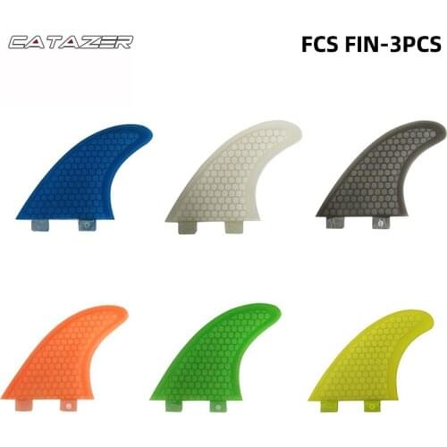 Surf Accessories Surfing Fin FCS Three-piece Professional Surfboard Accessories Honeycomb Rudder Surfboard Fin Surfing Tail Fin