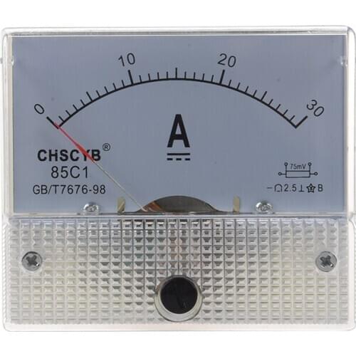 LBER 85C1 Analog Current Panel Meter DC 30A AMP Ammeter