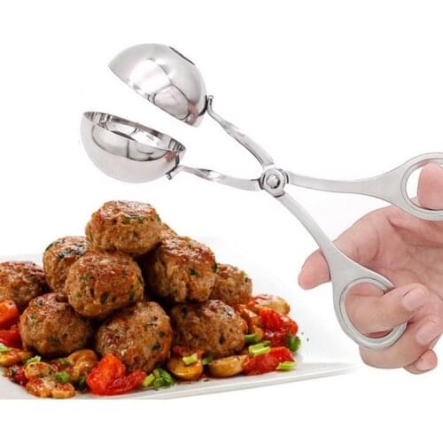 Non Stick Meat Melon Baller Maker Stainless Steel Cookie Dough Meatball Scoop