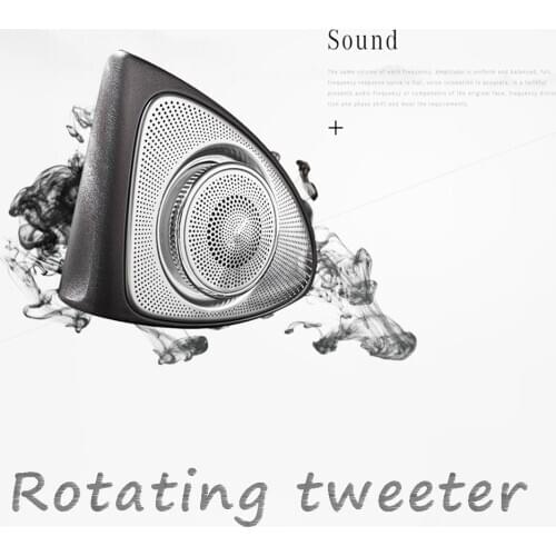 Car 3/7/64 Colors Led Ambient Light 3D Rotary Tweeter Speaker for Benz A/C/E/S/GLC class w205 w213 x253 w222 w177 c200 E200L