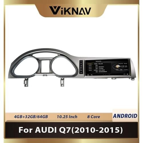 10.25 inch Android Car GPS Navigation for-Audi Q7 2010-2015 multimedia player Auto GPS Head Unit Radio