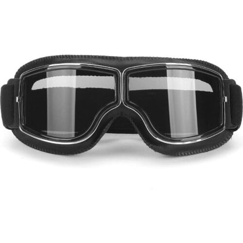 BSDDP Retro Motorcycle Glasses Steampunk Copper Glasses Motorcycle Goggles Vintage Biker Eyewear Goggles Windproof Glasses