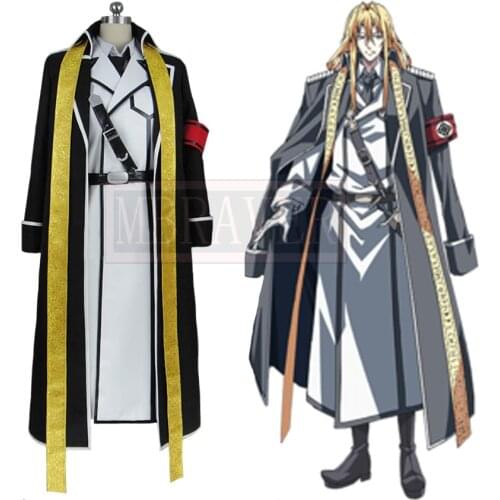 Dies irae Reinhard Heydrich Cosplay Costume Party Christmas Halloween Custom Made Any Size
