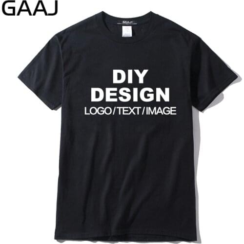 Custom Men T shirt 100 Cotton Diy Customize Print Embroidery Gold Silver Foil Logo Graphics TShirt Sport FootBall Soccer Top Tee