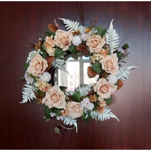 Simulation Rose Home Garland Western-Style Wedding Party Decoration Door Decoration Wall Courtyard Wall Ornaments