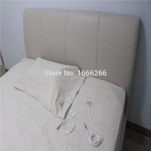 Individually packed Conductive Earth Queen Size Bed Sheet Fitted with 4 meters cable