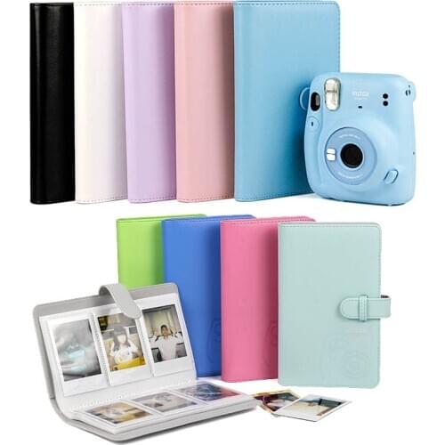 96 Pockets 2x3 inch Mini Wallet Photo Album Book PU Leather Cover for Fujifilm Instax Mini 11 9 8 7s 90 LiPlay LINK Film Paper