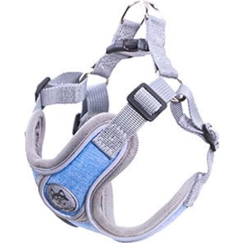 Dog Breast Strap Pet Supplies Nylon Harness All Weather Service Adjustable Vehicle Safety Ves for Pet Dogs