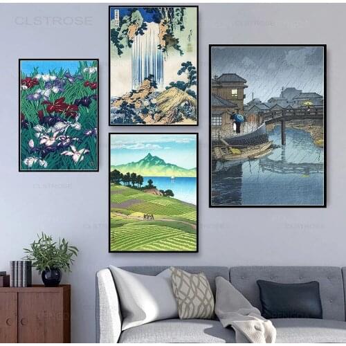 Wall Art Hd Prints Cartoon Nature View Poster Pictures Water Lake Cool Canvas Paintings for Living Room Home Decoration