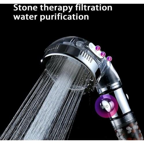 New Multifunctional Hand-held Filter Spa Shower Nozzle Pressurized Filter Shower Head Bathroom Water Saving Spray Nozzle