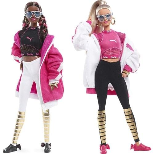 Genuine Barbie Puma Doll 18 Joints Articulated Collection for Girls Childrens Toy Birthday Gifts Original Barbie Doll