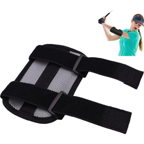 Golf Training Aids Golf Swing Straight Practice Elbow Brace Corrector Support Arc Swing Trainers Golf Accessories