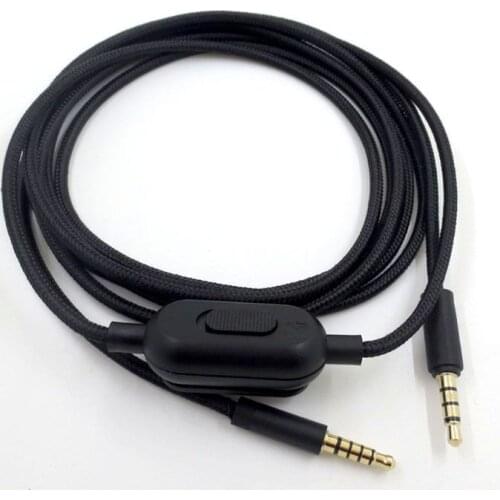 G5AA Portable Headphone Cable Cord Line for Lo-gitech GPRO X G233 G433 Earphones Headset