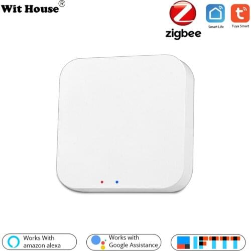 Wit House Tuya Zigbee Hub Wireless Smart Life App Wifi Remote Control For Smart Home House Alexa Google Home Mini Compatible