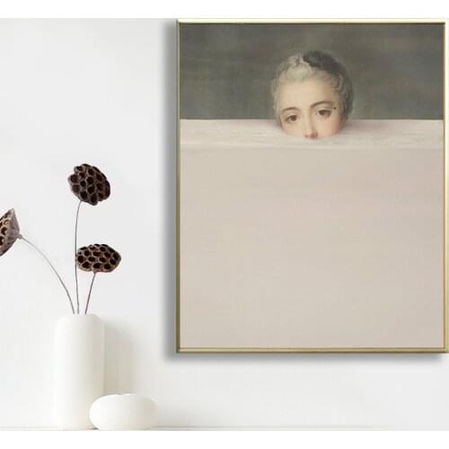 Famous Paintings Spoof Creative Portrait Pictures, Wall Decoration Canvas Art Prints and Posters for Living Room Home Decor