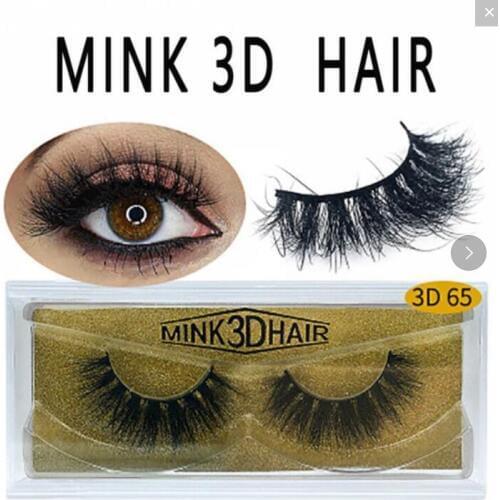 1 pair 3D Milk eyelashes Luxury handmade lashes natural long mink lashes Thick Curl false eyelashes