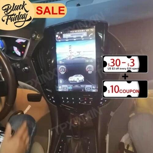 128GB Android 11 Tesla Style for Cadillac SRX 2008 2009 2012 Carplay GPS Car Navigation Multimedia Video Player Stereo Radio