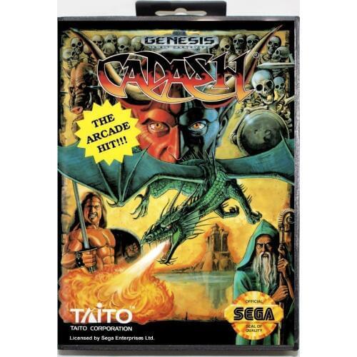 16 bit Sega MD game Cartridge with Retail box - Cadash game card for Megadrive Genesis system