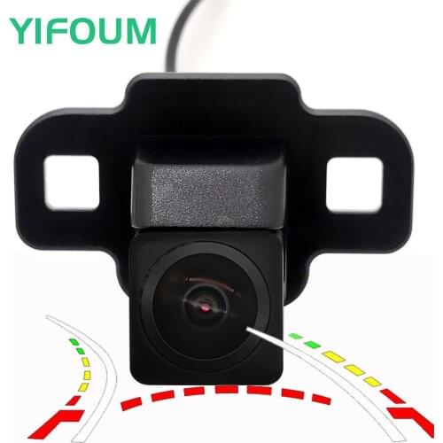 AHD Fisheye 12LED Dynamic Trajectory Car Rear View Backup Wireless Camera For Toyota RAV4 RAV 4 XA50 2019 2020