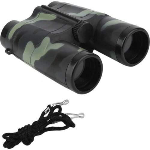 Outdoor Binoculars Camouflage Green 4X Binoculars Telescope Children Kids Toys Outdoor Camping Climbing Tools Travelling