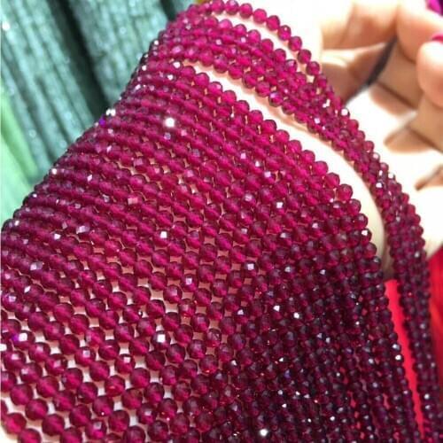 Small Beads Natural Stone Beads Tourmaline Sapphir Section Loose Beads for Jewelry Making DIY Necklace Bracelet Accessories