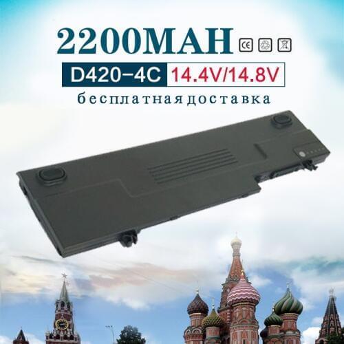 Golooloo 14.4V 2200mAh 4cell Battery For dell Latitude D420 D430 312-0444 451-10366 GG428 JG172