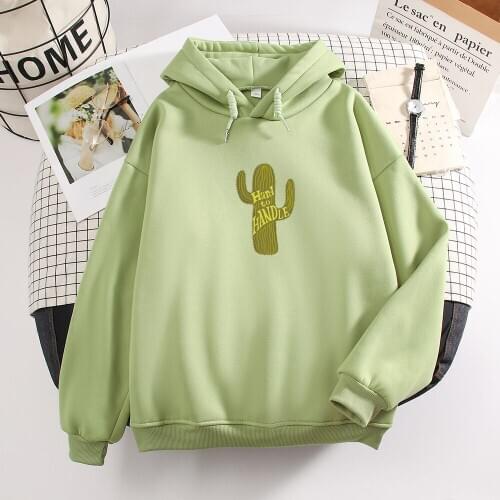 Cactus Plant Hoodie Aesthetic Clothes Oversized E Girl Clothes Aesthetic Punk Vintage Sweatshirt Harajuku Cute Sudadera Mujer