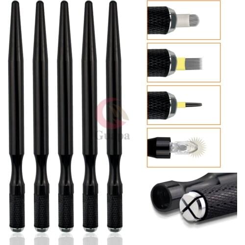 Quality Special Offer Cross Head Classic Microblading Tattoo Eyebrow Manual Pen Eyebrow Tattoo Tools for Permanent Makeup