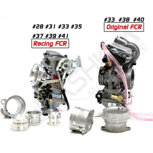 Racing Carburetor For Dirt Bike MotorCross Scrambling FCR Carburetor Add Power 30% 28 41 39 35
