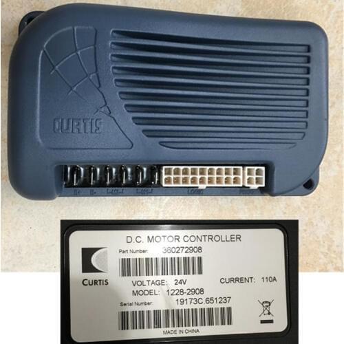 Curtis Controller, Curtis 1228-2908 Controller, cart controller, 24V 110A Curtis DC Motor controller